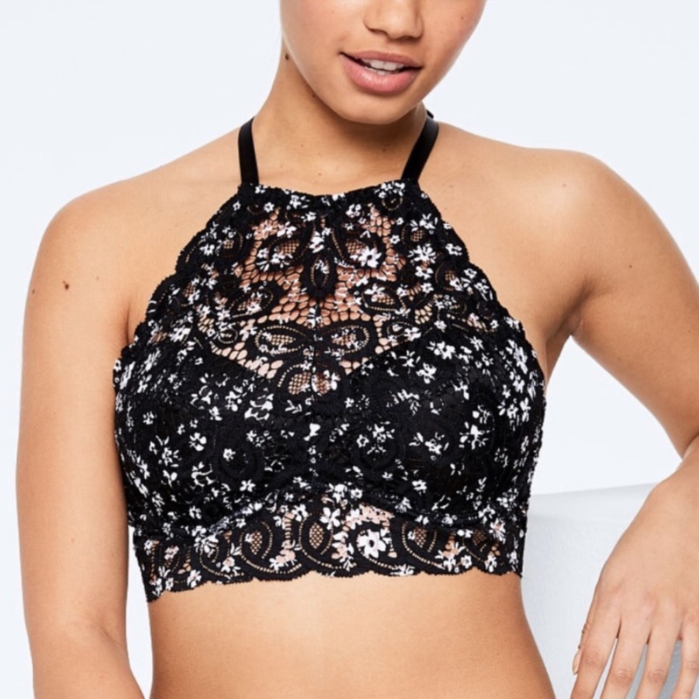PINK High neck bralette